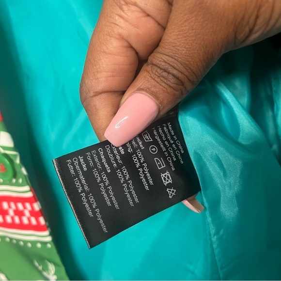 Suitmeister Men Blazer Sportscoat Small Nordic Reindeer Christ Suit Green - Picture 4 of 13